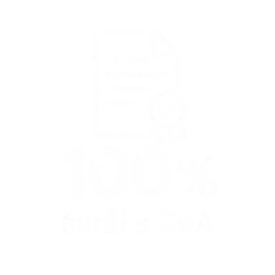 100 % šarží s CoA